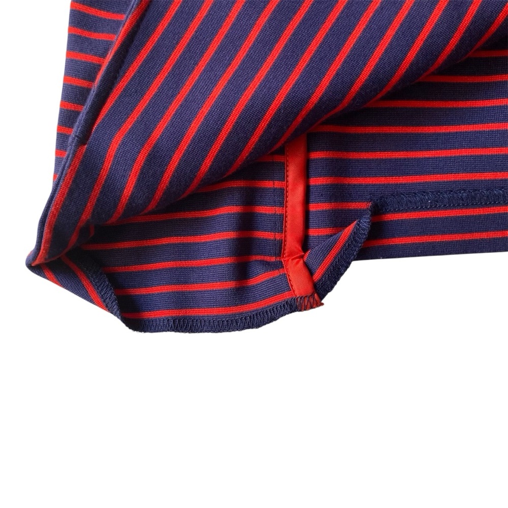 TRISTAN | Red and Blue Striped Fitted Knit Blazer Size M Like New - Picture 10 of 13